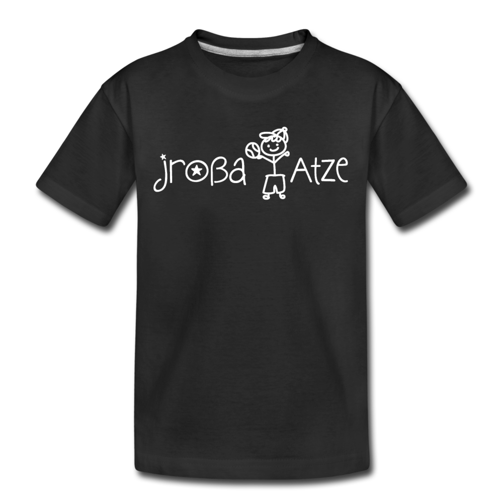 Jroßa atze - Teenager Premium T-Shirt - Schwarz