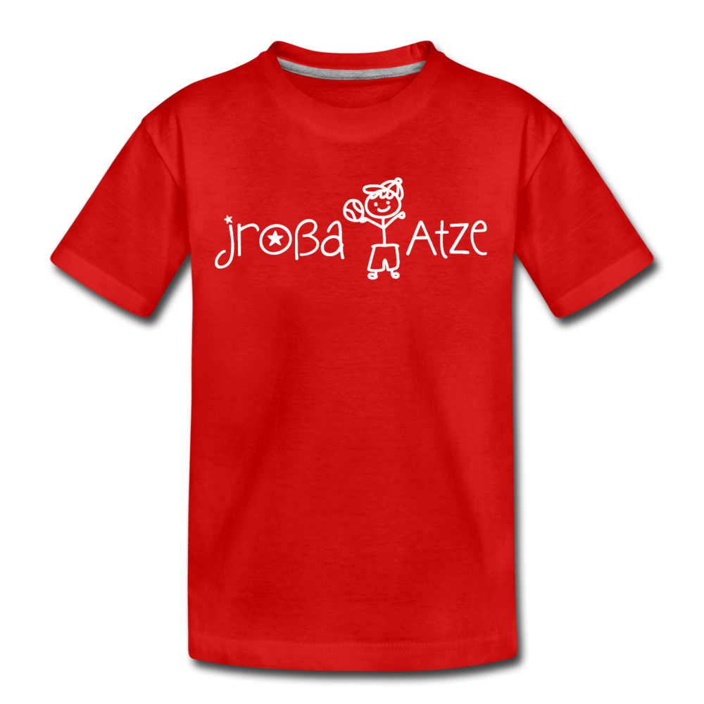 Jroßa atze - Teenager Premium T-Shirt - Rot
