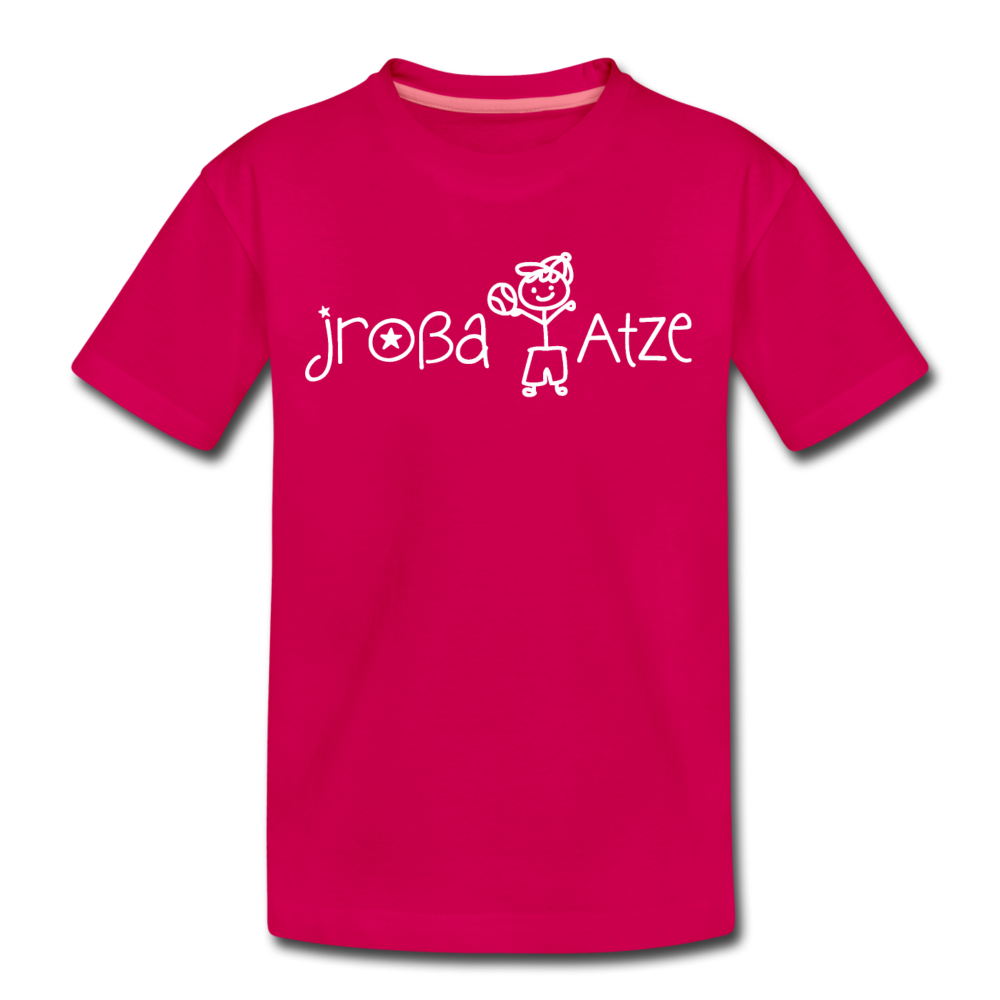 Jroßa atze - Teenager Premium T-Shirt - dunkles Pink