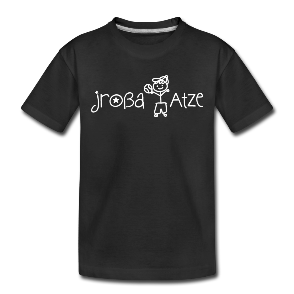 Jroßa atze - Kinder Premium T-Shirt - Schwarz