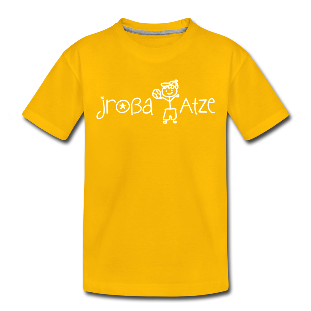 Jroßa atze - Kinder Premium T-Shirt - Sonnengelb