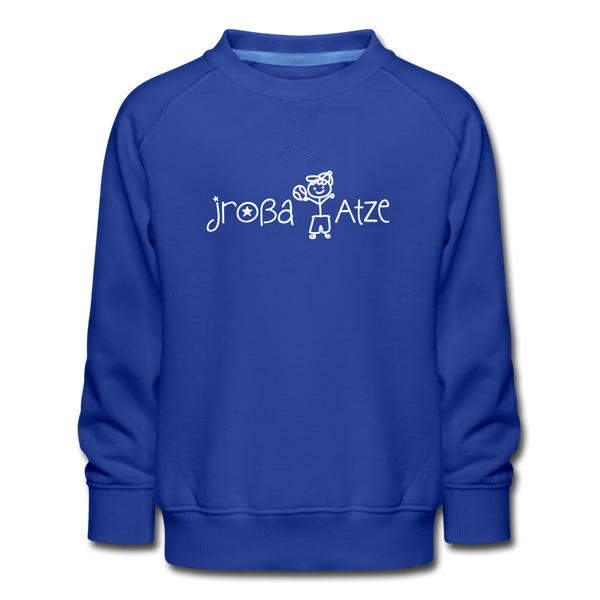 Jroßa atze - Kinder Premium Sweatshirt - Royalblau