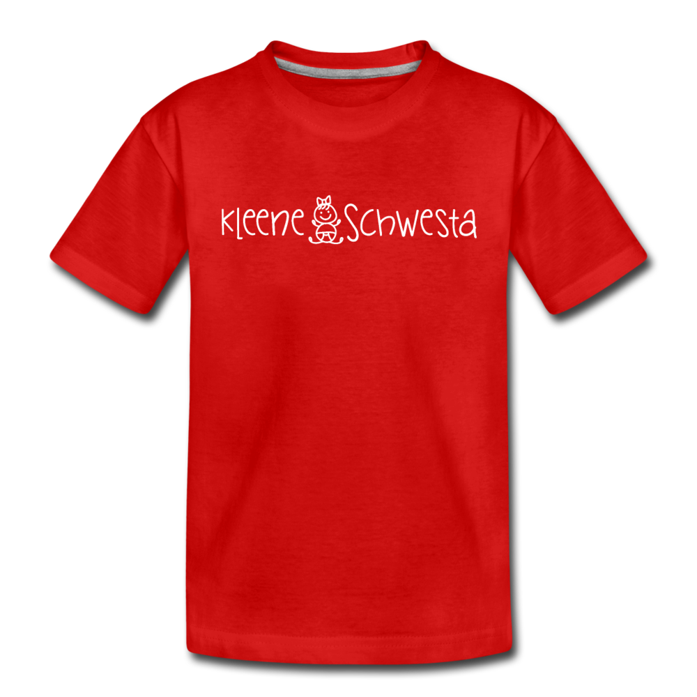 Meene Schwesta - Kinder Premium T-Shirt - Rot