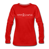 Meene Schwesta - Frauen Premium Langarmshirt - Rot