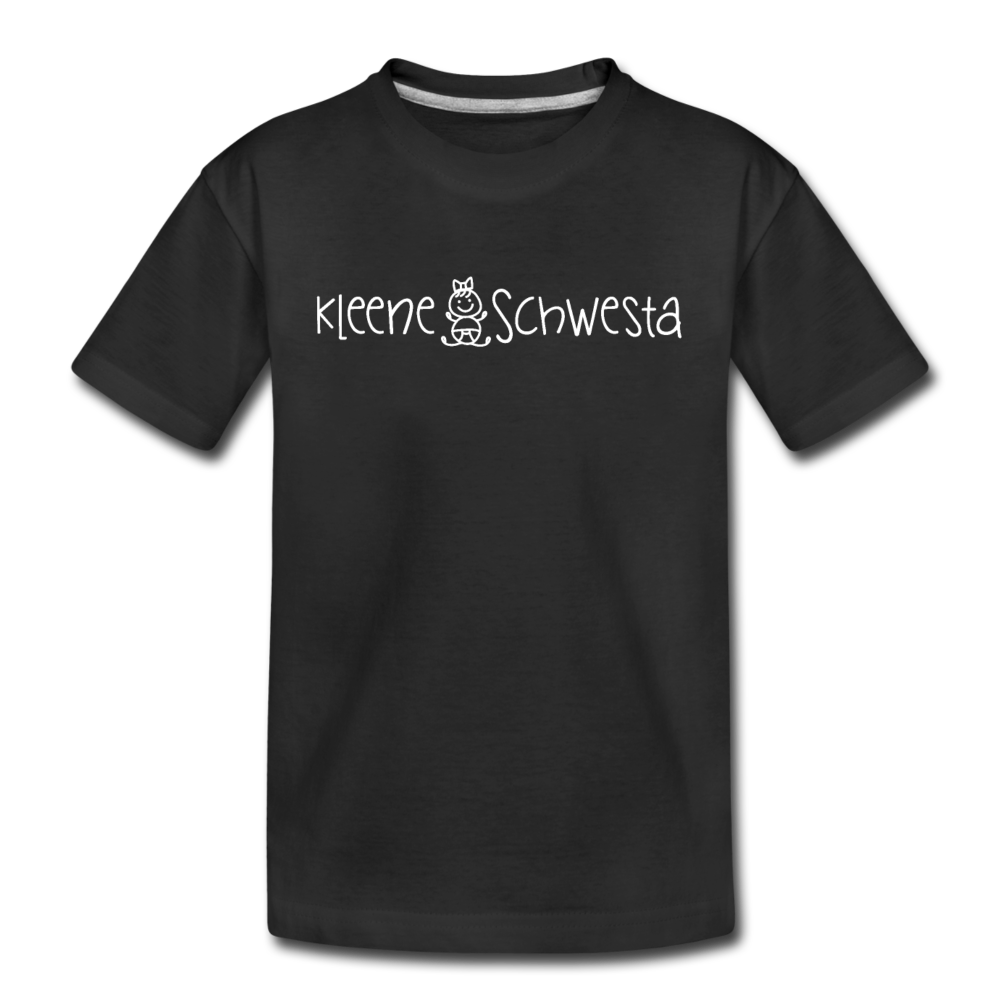 Meene Schwesta - Teenager Premium T-Shirt - Schwarz