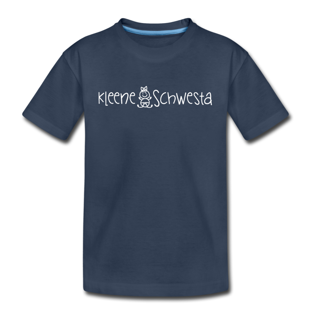 Meene Schwesta - Teenager Premium T-Shirt - Navy