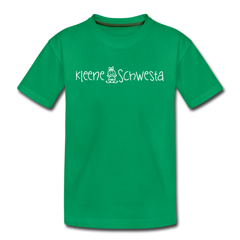 Meene Schwesta - Teenager Premium T-Shirt - Kelly Green
