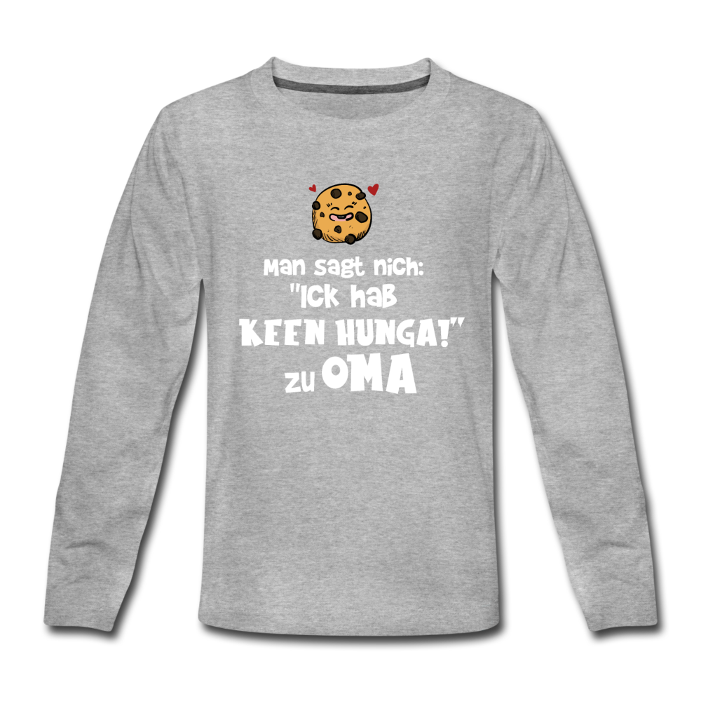 Keen Hunga - Kinder Langarmshirt - Grau meliert