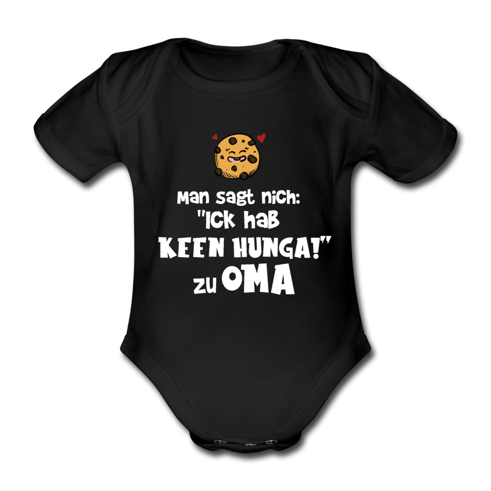 Keen Hunga - Bio-Kurzarmbody - Schwarz