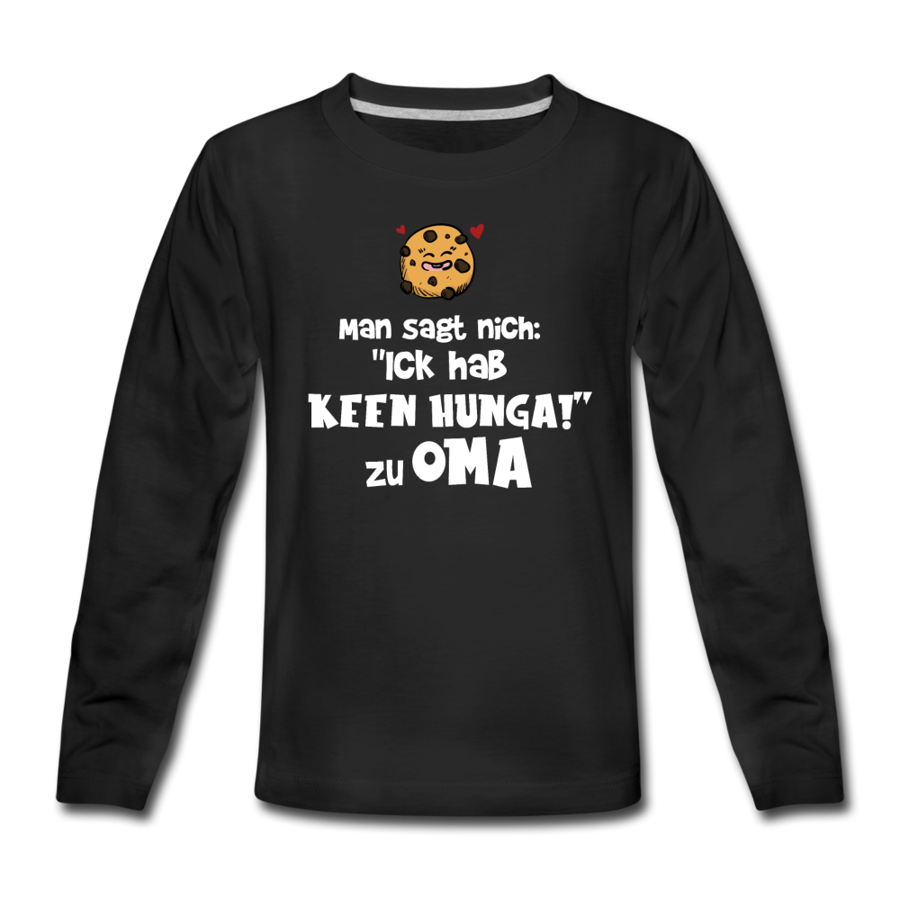 Keen Hunga - Teenager Langarmshirt - Schwarz