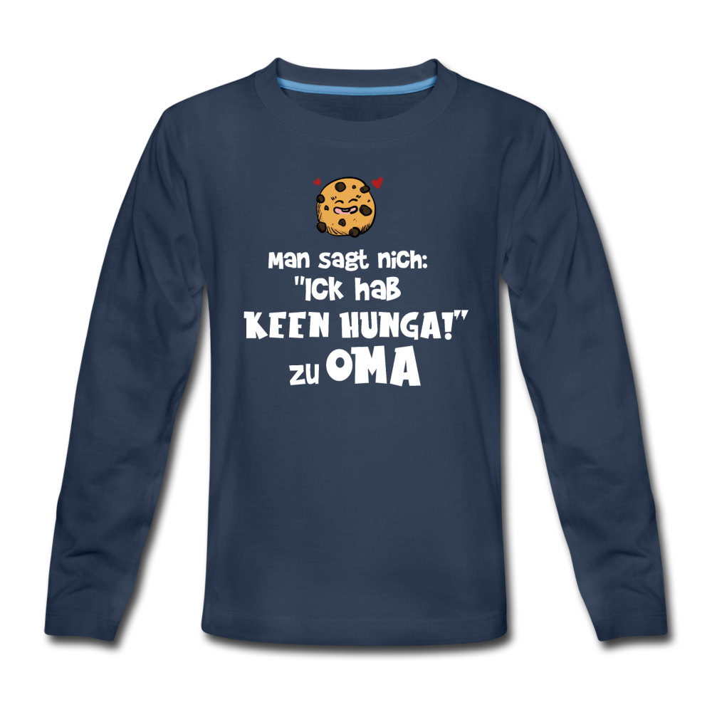 Keen Hunga - Teenager Langarmshirt - Navy