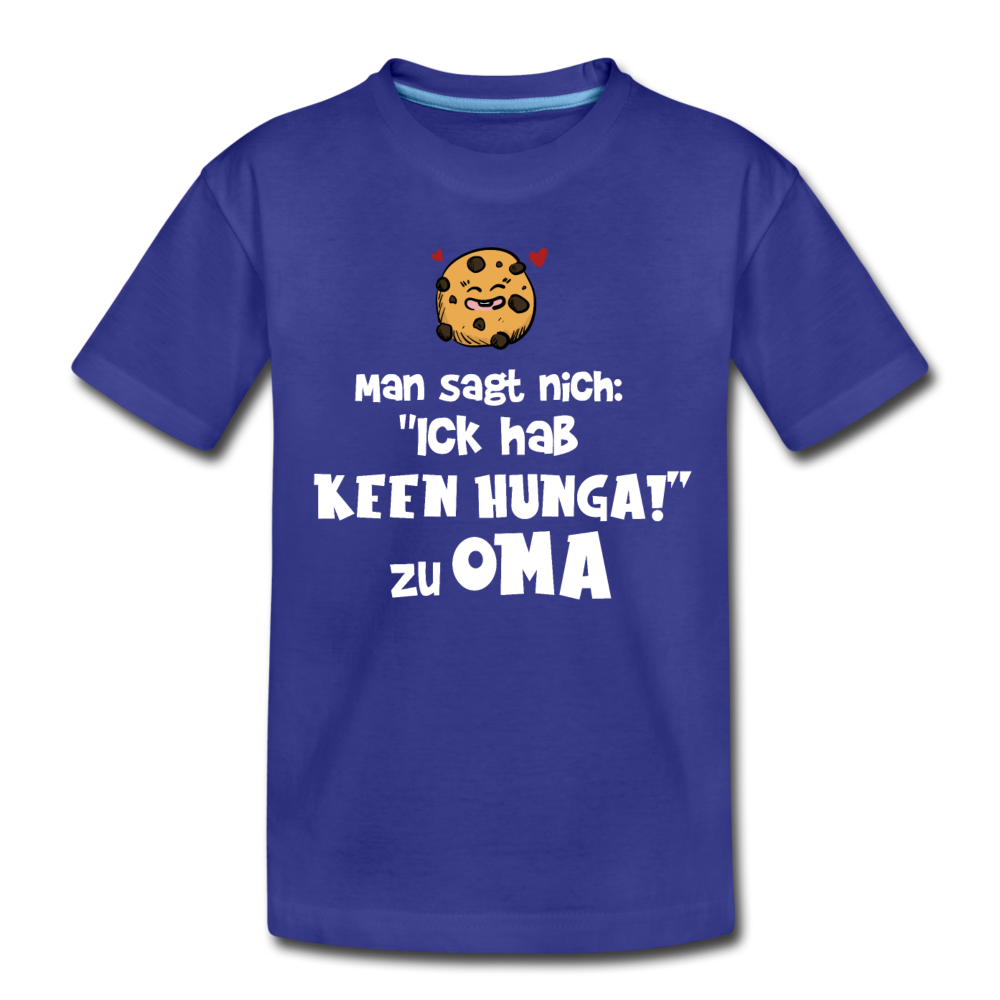 Keen Hunga - Teenager Premium T-Shirt - Königsblau