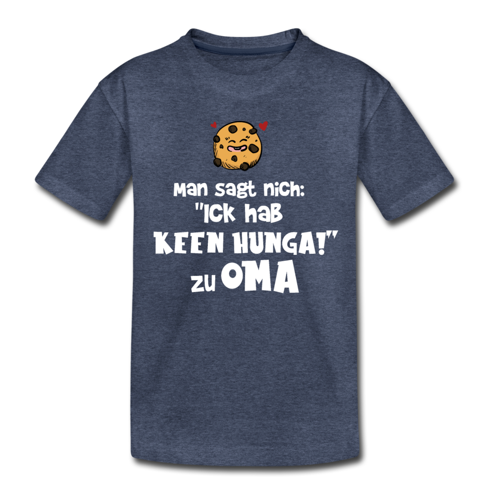 Keen Hunga - Teenager Premium T-Shirt - Blau meliert