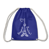 Eiffelturm in Berlin Bonjour - Turnbeutel - Königsblau