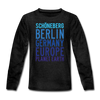 Schöneberg Planet Earth - Teenager Langarmshirt - Anthrazit