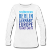 Schöneberg Planet Earth - Frauen Premium Langarmshirt - Weiß