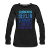 Schöneberg Planet Earth - Frauen Premium Langarmshirt - Schwarz