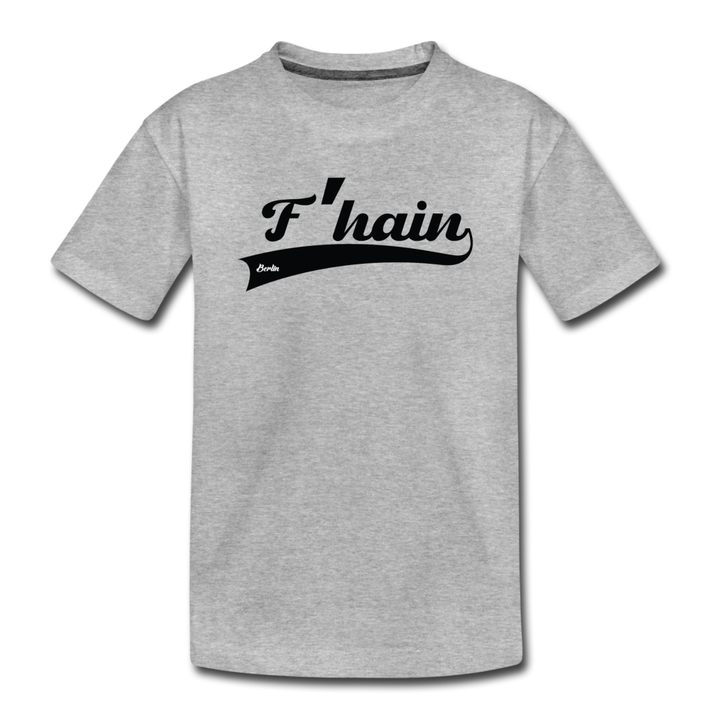 F'hain - Kinder Premium T-Shirt - Grau meliert