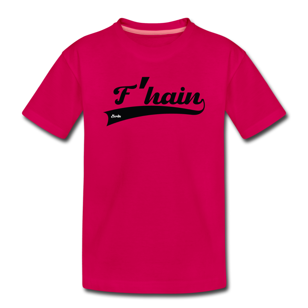 F'hain - Kinder Premium T-Shirt - dunkles Pink