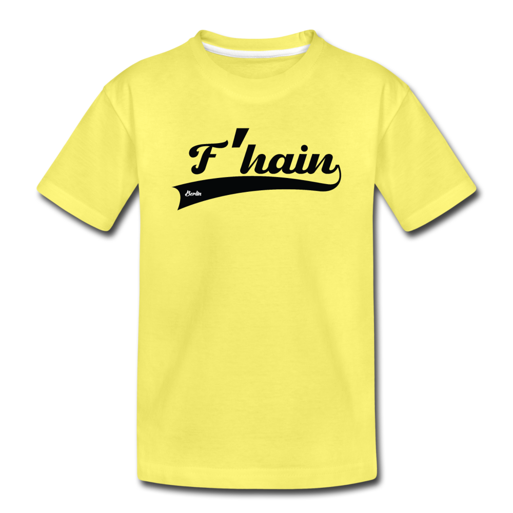F'hain - Kinder Premium T-Shirt - Gelb