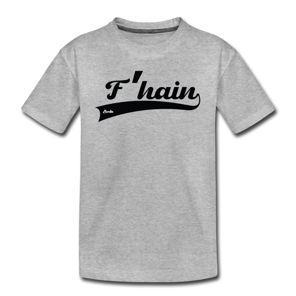 F'hain - Teenager Premium T-Shirt - Grau meliert