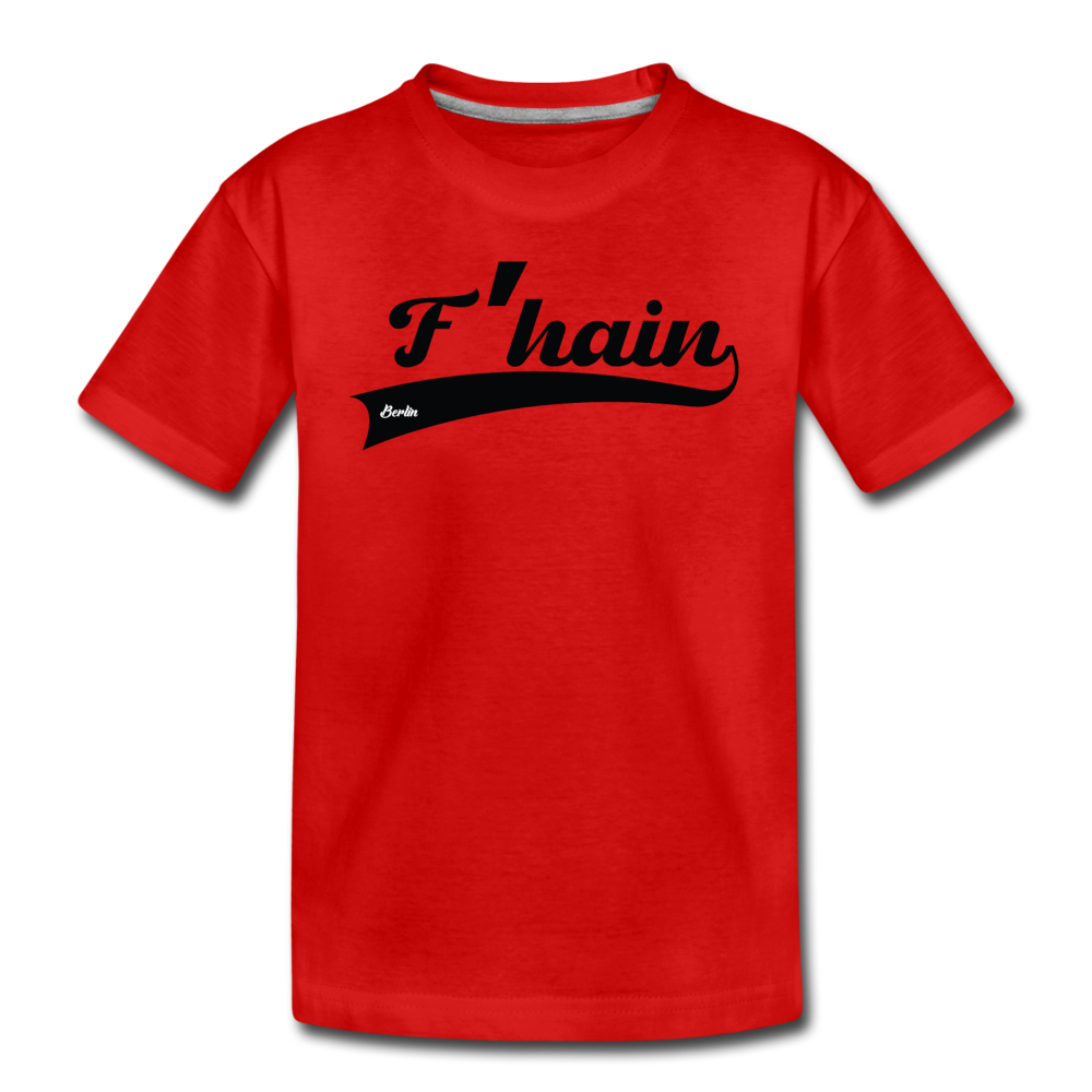 F'hain - Teenager Premium T-Shirt - Rot