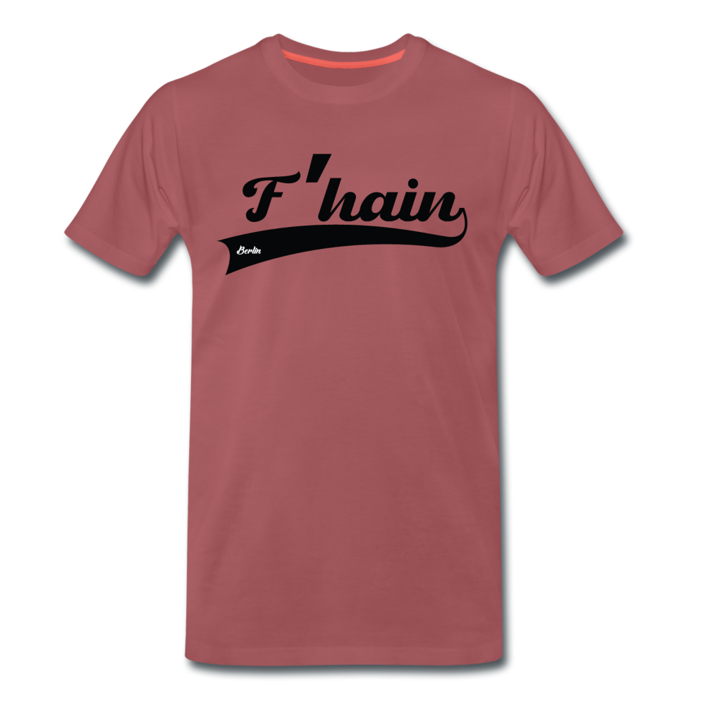 F'hain - Männer Premium T-Shirt - washed Burgundy