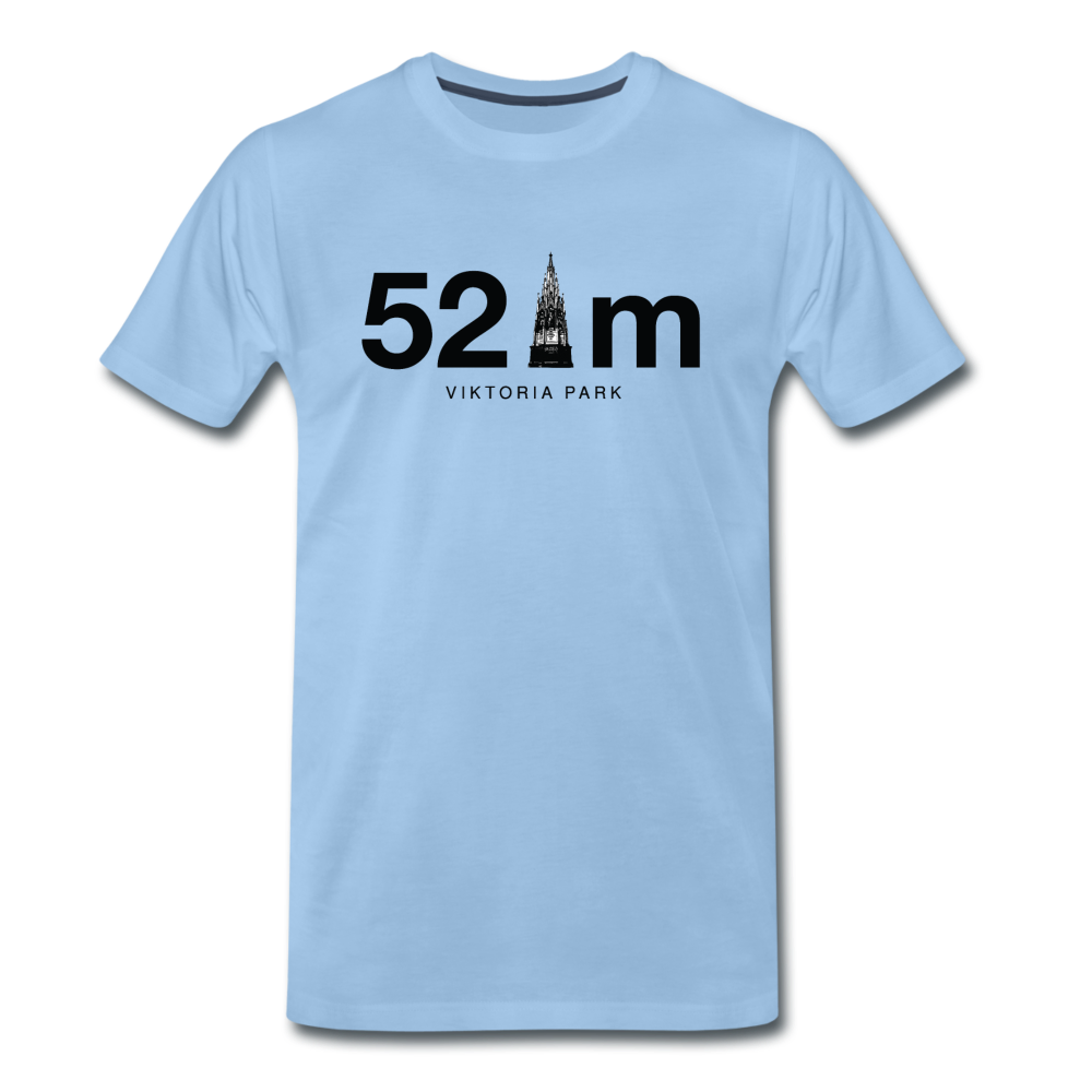 52 m Viktoria Park - Männer Premium T-Shirt - Sky