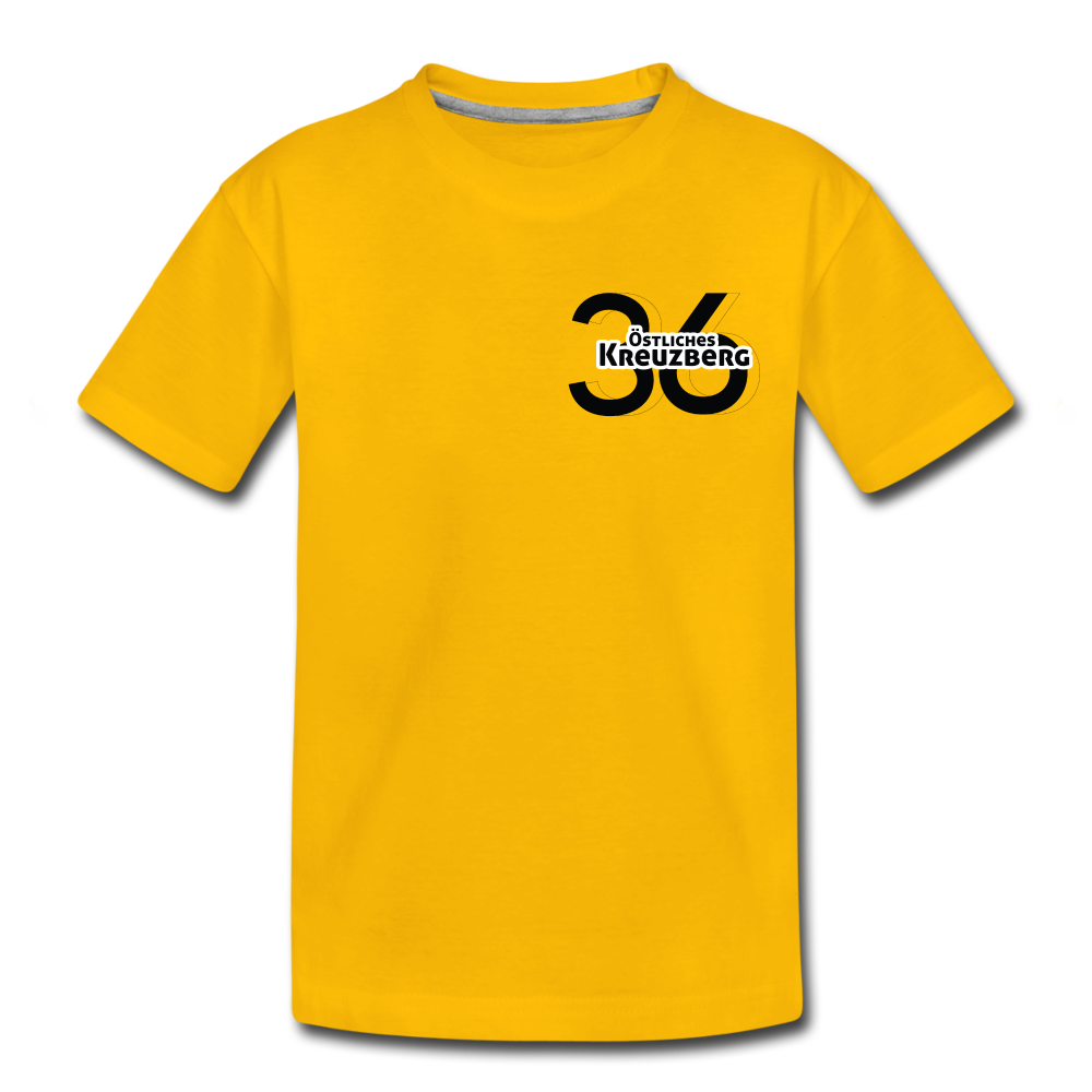 Östliches kreuzberg - Teenager Premium T-Shirt - Sonnengelb