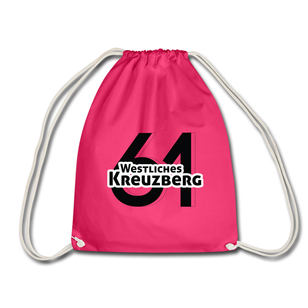 Westliches Kreuzberg  - Turnbeutel - Fuchsia