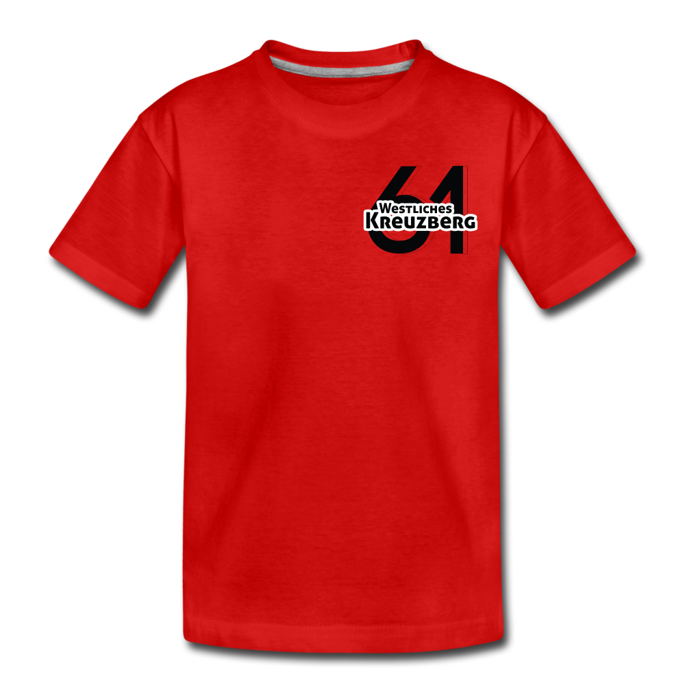 Westliches Kreuzberg  - Teenager Premium T-Shirt - Rot