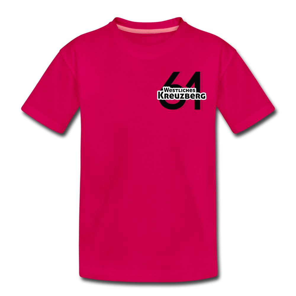 Westliches Kreuzberg  - Teenager Premium T-Shirt - dunkles Pink