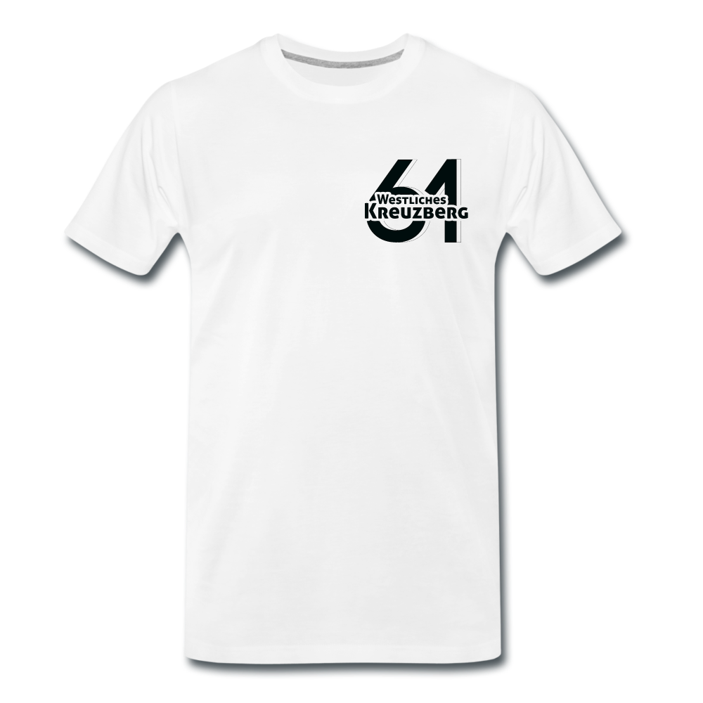 Westliches Kreuzberg  - Männer Premium T-Shirt - Weiß