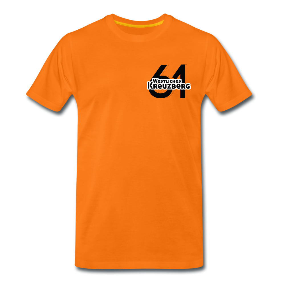 Westliches Kreuzberg  - Männer Premium T-Shirt - Orange