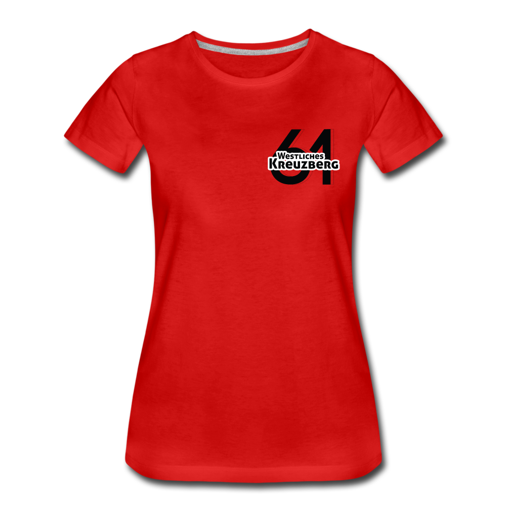 Westliches Kreuzberg  - Frauen Premium T-Shirt - Rot