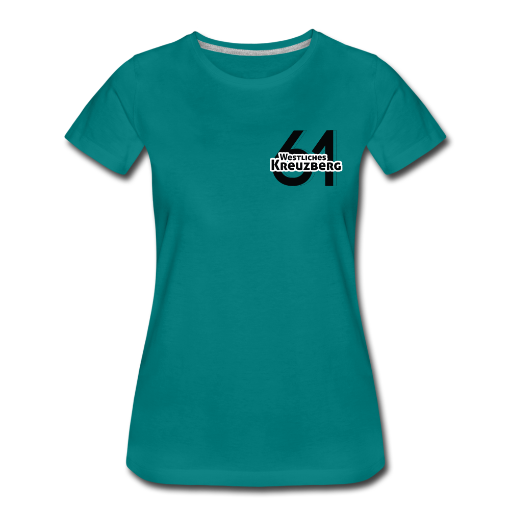 Westliches Kreuzberg  - Frauen Premium T-Shirt - Divablau