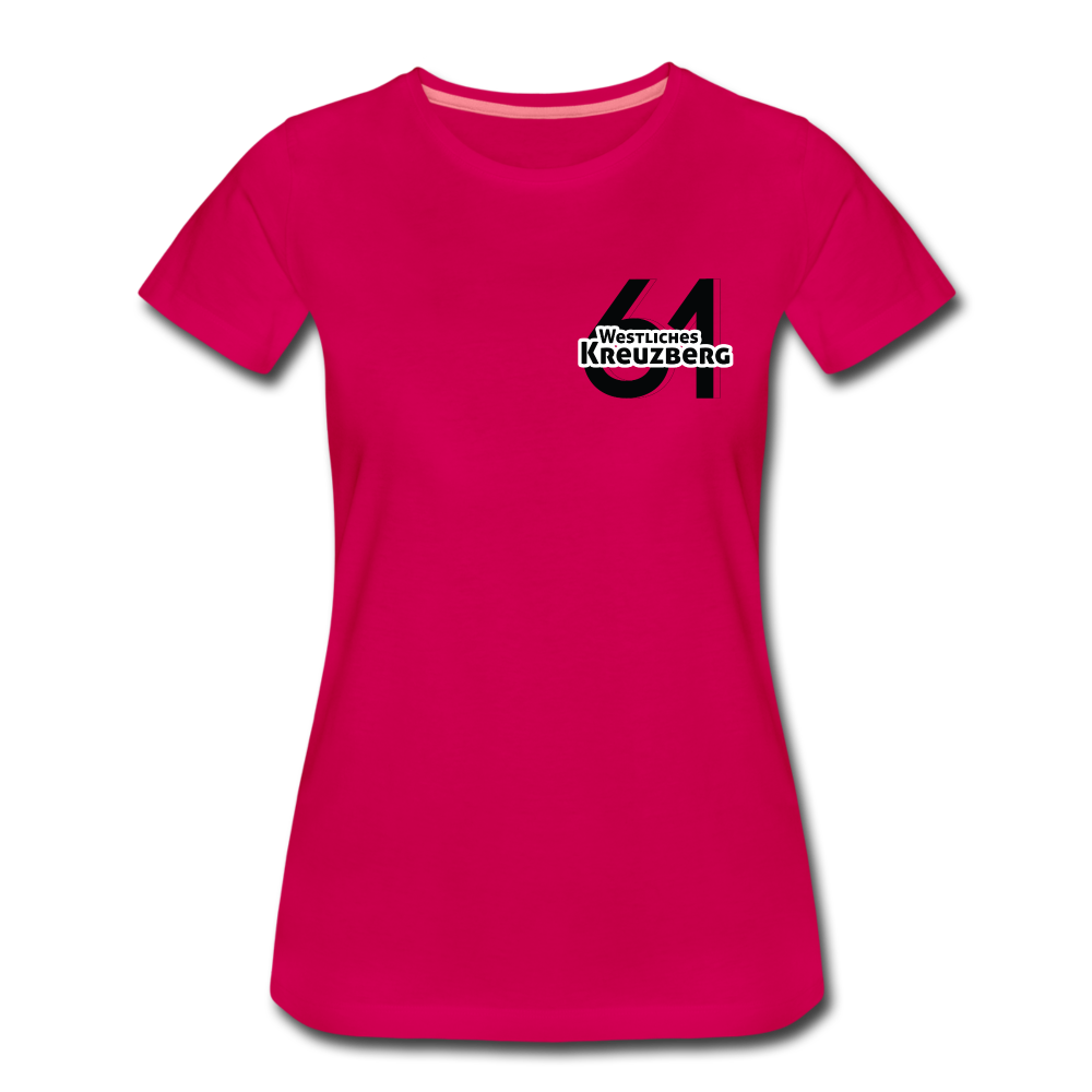Westliches Kreuzberg  - Frauen Premium T-Shirt - dunkles Pink