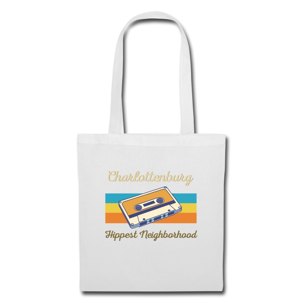 Charlottenburg Hippest Neighborhood - Stoffbeutel - Weiß