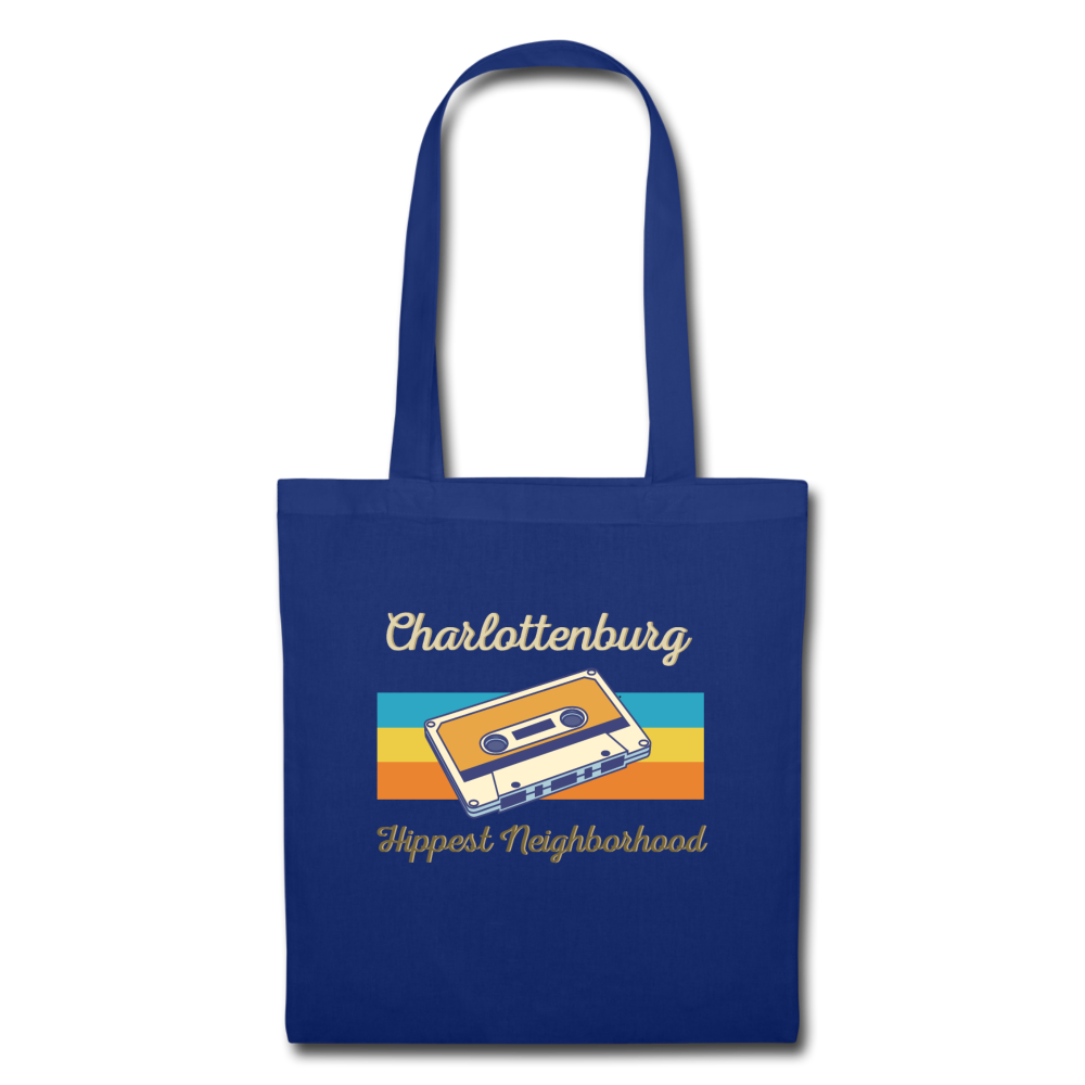 Charlottenburg Hippest Neighborhood - Stoffbeutel - Royalblau