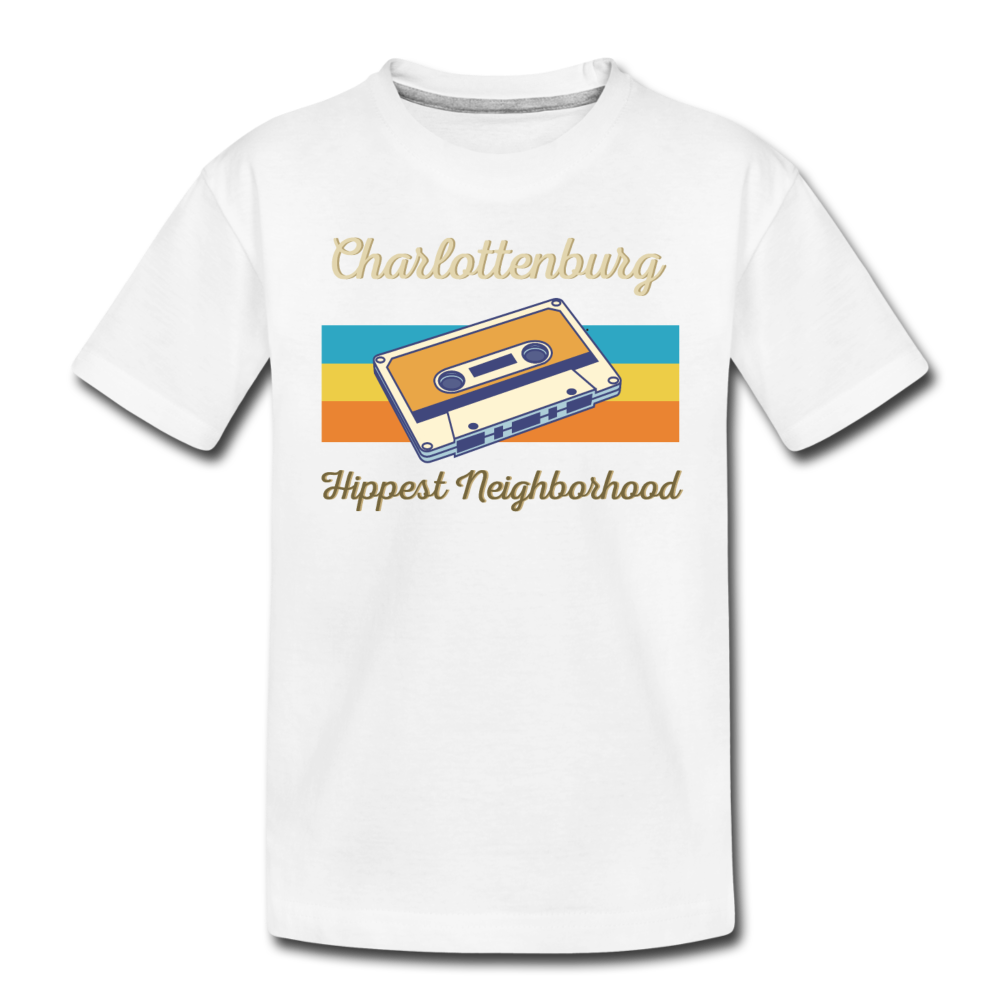 Charlottenburg Hippest Neighborhood - Teenager Premium T-Shirt - Weiß