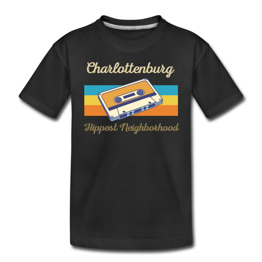 Charlottenburg Hippest Neighborhood - Teenager Premium T-Shirt - Schwarz