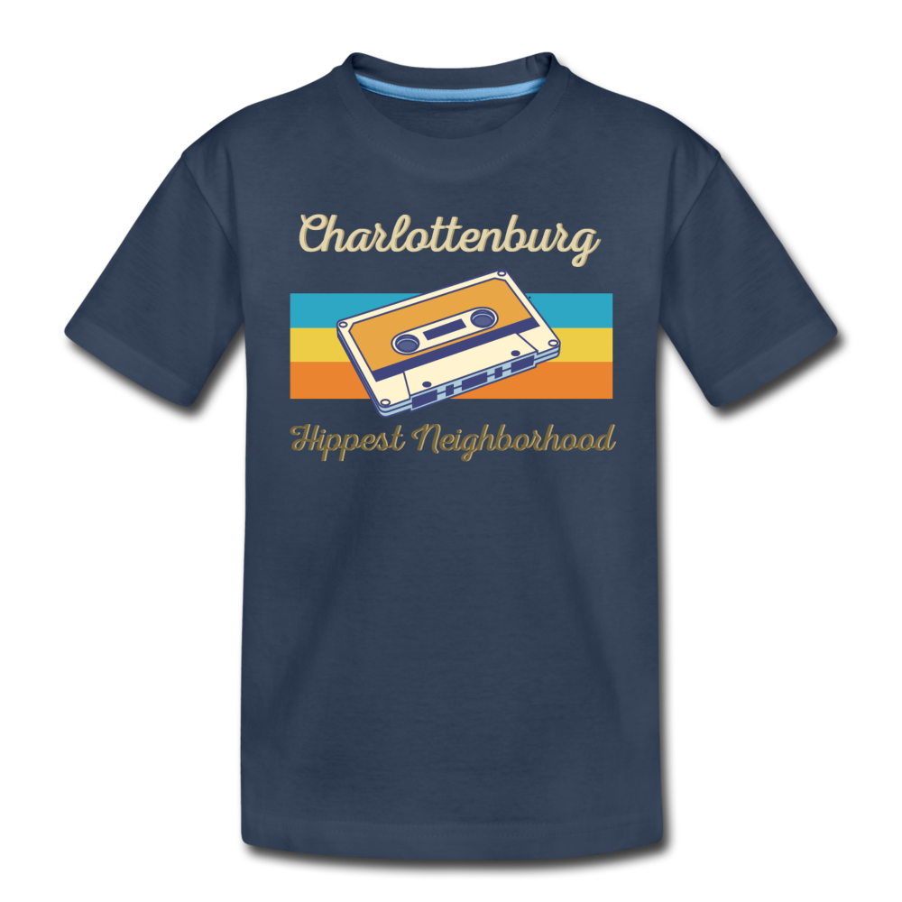 Charlottenburg Hippest Neighborhood - Teenager Premium T-Shirt - Navy