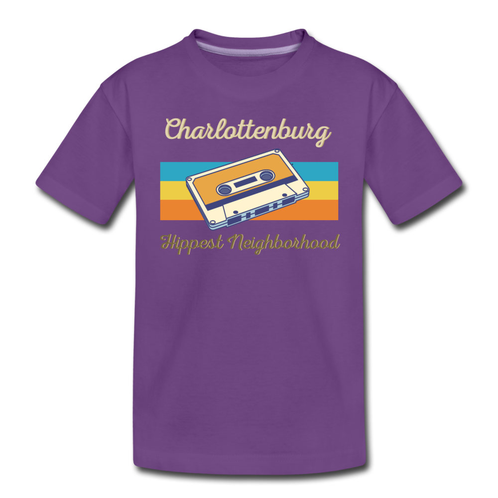 Charlottenburg Hippest Neighborhood - Teenager Premium T-Shirt - Lila