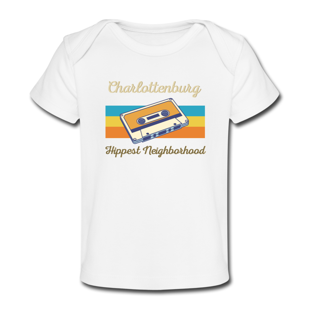 Charlottenburg Hippest Neighborhood - Baby Bio T-Shirt - Weiß