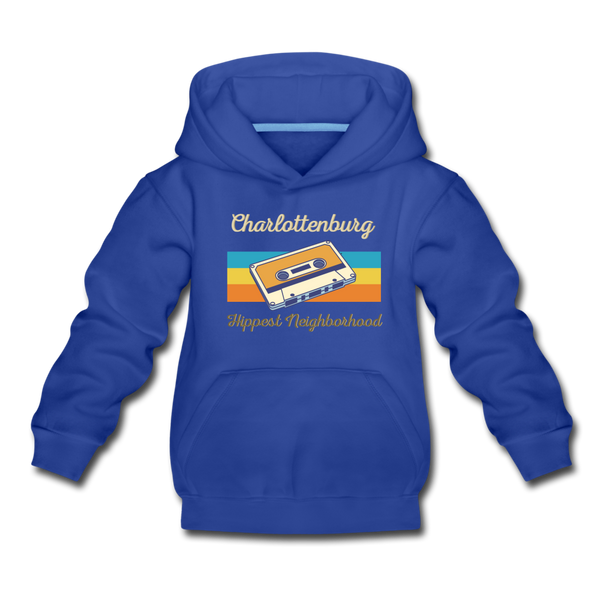 Charlottenburg Hippest Neighborhood - Kinder Premium Hoodie - Royalblau