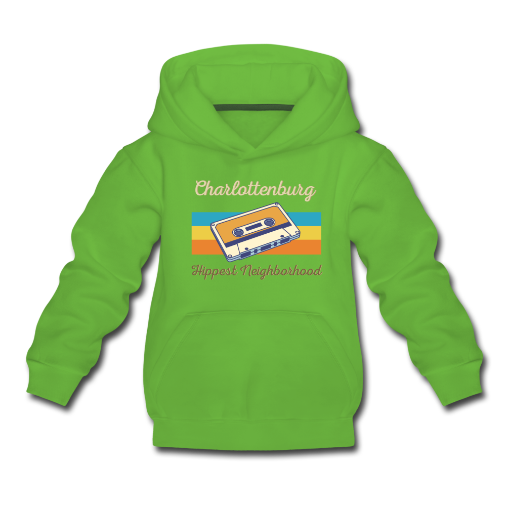 Charlottenburg Hippest Neighborhood - Kinder Premium Hoodie - Hellgrün