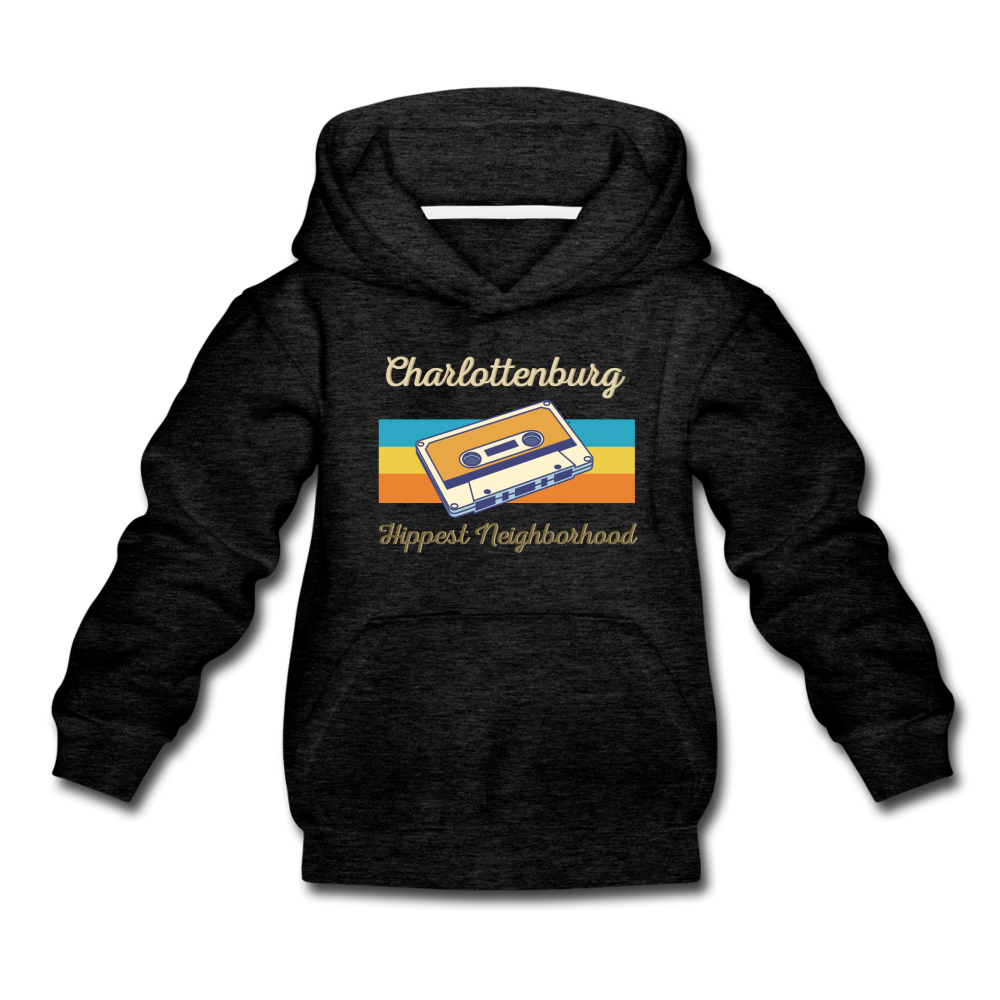 Charlottenburg Hippest Neighborhood - Kinder Premium Hoodie - Anthrazit