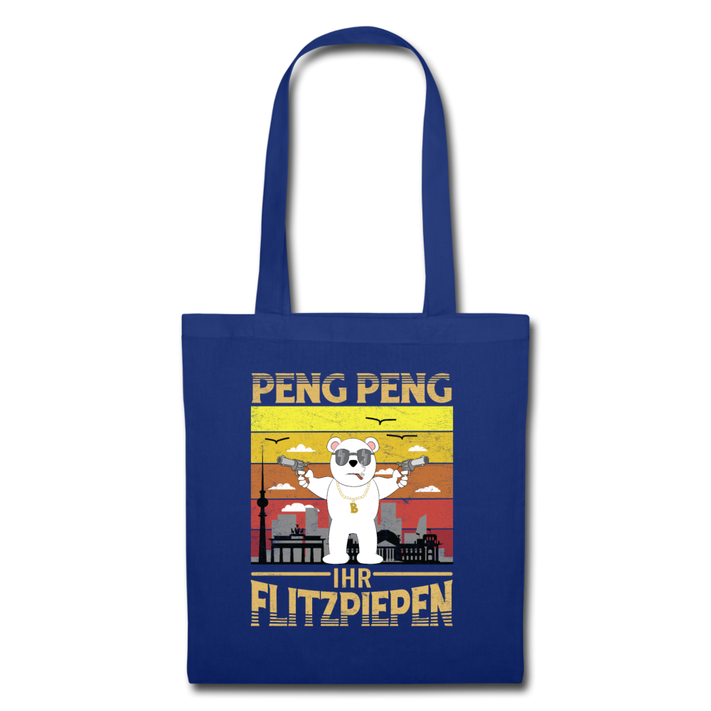 Peng Peng - Stoffbeutel - Royalblau