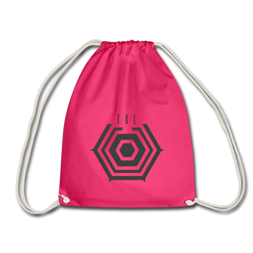 Tegel TXL Umrisse - Turnbeutel - Fuchsia
