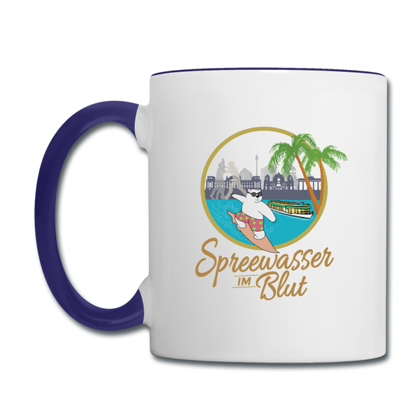 Spreewasser im Blut - Tasse zweifarbig